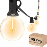 Svater G40 120FT Patio Lights + 75FT ST38 Solar String Lights Outdoor with Remote | Lumora