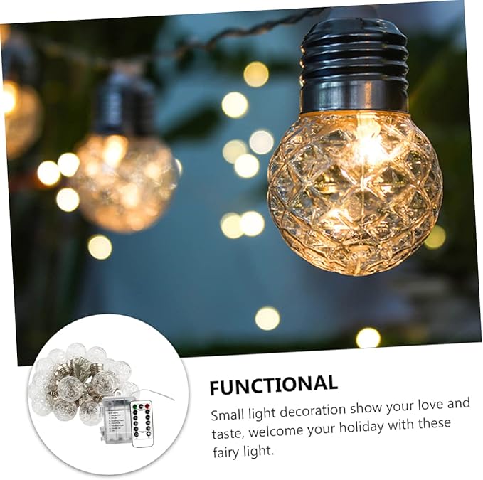 DOITOOL Pineapple String Light Led Fairy Light Bulbs Outdoor Indoor Decor for Weddings Festivals and Parties Brighten up Your Space Charming Pineapple Design