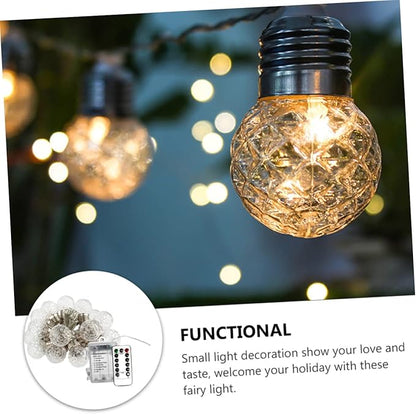 DOITOOL Pineapple String Light Led Fairy Light Bulbs Outdoor Indoor Decor for Weddings Festivals and Parties Brighten up Your Space Charming Pineapple Design