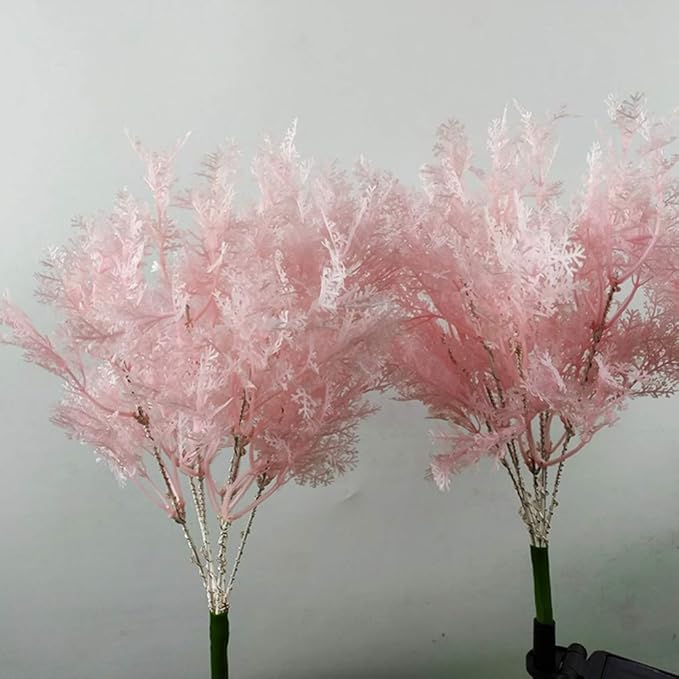 Uonlytech 1pc Solar Garden Lamp Decorative Light for Lawn Pathway and Durable Pink Solar Stick Light for Garden Decor