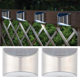 Restokki Solar Deck Lights, Solar Lights for Fence, Stainless Steel Solar Fence Security - Outdoor Path Light | Lumora