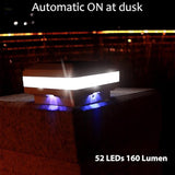 Sumaote Solar Post Cap Light for 4x4 Wooden Post, 52 LEDs 160 Lumen Outdoor Deck Lights IP65 Waterproof, 6000K | Lumora