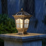 Outdoor Lamp Post Light Post Lights Outdoor,IP55 Retro Solar Outdoor Waterproof Garden Lighting Aluminum Metal | Lumora