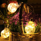 16FT Globe String Lights, G50 Solar Outdoor String Lights with 10 Clear Edison Bulbs, Clear Edison Bulb String | Lumora