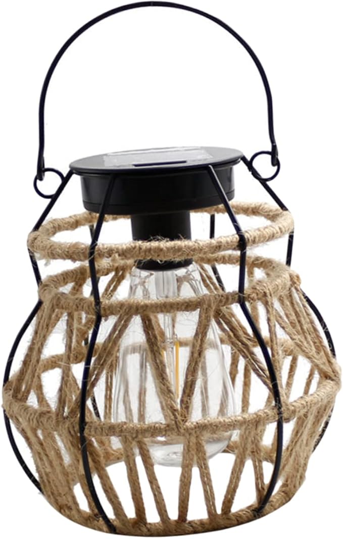 Vintage Solar Hanging Lantern Waterproof Edison Bulb for Outdoor Garden Decoration Solar Powered Decorative Light | Lumora