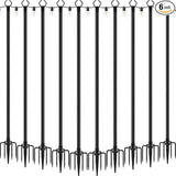 10 Pack 10ft Heavy Duty Metal String Light Poles Adjustable Outdoor Lighting Stand for Patio,Backyard,Garden,Party | Lumora