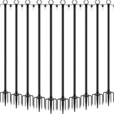 10 Pack String Light Poles,Metal Poles for Hanging Outdoor Light Strings,10 Pack 10 FT Light Poles Stand for | Lumora