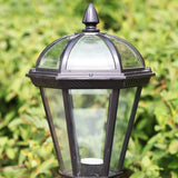 Lights Outdoor Antique Rustproof Aluminum Patio Street Light Industrial Retro Edison E27 Metal Pillar Lamp | Lumora