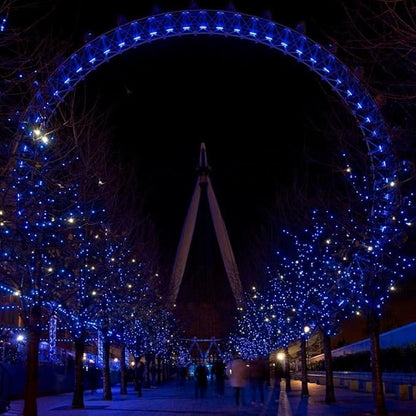 FULLBELL Christmas Lights, Fairy Lights Outdoor 66Ft 200 LED with Memory Modes Controller, Plug in Easter Decor Lights for Bedroom Party Wedding Garden Christmas Tree Indoor Outdoor Decorations