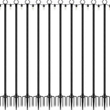10 Pack String Light Poles,10 Ft Light Poles for Outside String Lights,Outdoor Lights Pole with Fork,Metal Poles | Lumora