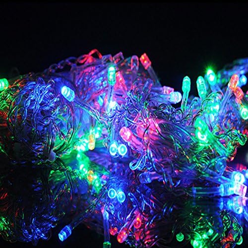 Lainin 11ft 96 LED Multi Color Linkable Fairy Curtain String Light with 8 Modes Functional Controller for | Lumora
