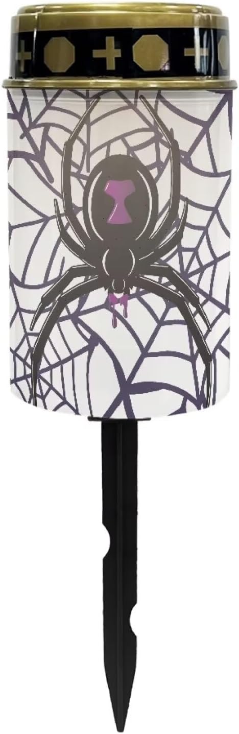 Garden Stake Light, Spider - Halloween Solar Lights for Cemetery Grave,Solar Pathway Lights Outdoor,Lawn Yard Patio | Lumora