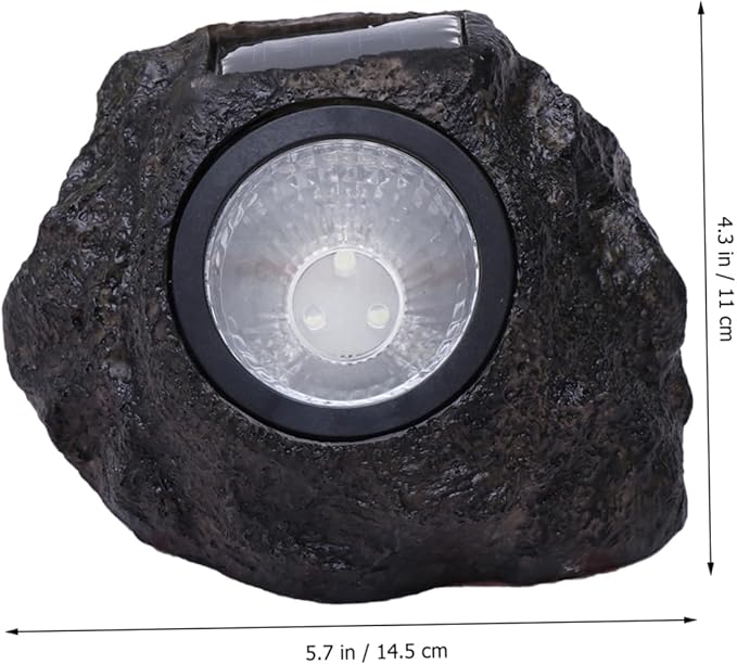 jojofuny 2pcs Solar Pathway Lights Eternity Outdoor Landscape Lights Solar Power Fixture