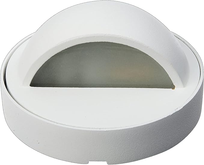 VOLT Cast Brass 12V Deck Light (White) for Low Voltage Landscape Lighting on Outdoor Patio, Railing, Step, Fence & | Lumora