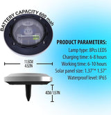 Solar Lights Outdoor,8 Pack Solar Garden Lights for Pathway,Yard,Deck,Lawn,Patio,Walkway,Driveway,Step（Warmwhite） | Lumora