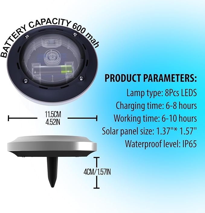 Solar Lights Outdoor,12 Pack Solar Garden Lights for Pathway,Yard,Deck,Lawn,Patio,Walkway,Driveway,Step（Blue） | Lumora