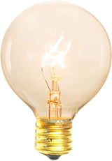 EST. LEE DISPLAY L D 1902 Indoor ＆ Outdoor G50 Globe Light Bulbs, Transparent Clear Color Glass, Incandescent | Lumora