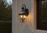 Urban Ambiance Luxury Colonial Outdoor Wall Light, Large Size: 20" H x 10.5" W, with Tudor Style Elements | Lumora