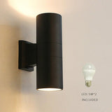 MS-61818 Waterproof up and Down Double Cylinder Wall Sconce Outdoor Wall Lamp Balcony Stair Exterior Corridor Wall | Lumora