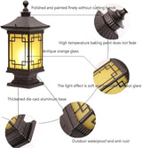 American Style Villa Garden Lights Lawn Vintage Outdoor s Pillar C Lamp Exterior Courtyard Gate Landscape Column | Lumora