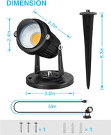SUNVIE Dusk to Dawn Outdoor Lighting 120V LED Spot Lights Outdoor Landscape Spotlights with Photocell Sensor | Lumora
