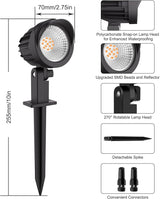 MEIKEE 7W Low Voltage Landscape Lighting with Connectors, 2700K Warm White Landscape Lighting, IP66 Waterproof | Lumora