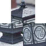 American Style Outdoor Classical Vintage Garden Post Cap Light Waterproof Courtyard Villa Fence Head Lights Pillar | Lumora