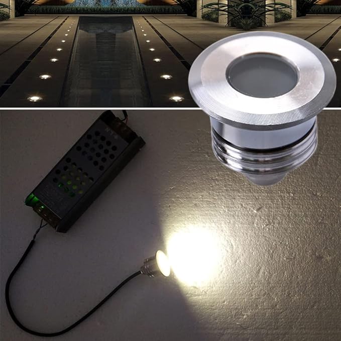 LED Deck Handrail Light 10-Pack, Low Voltage DC 12 Volts Recessed Stair Handrail Lighting,IP68 Waterproof Outdoor | Lumora