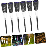 6pcs Solar Garden Stake Lights Decorative Courtyard Light Warm Glow Outdoor Lawn Lighting for Pathway and Villa | Lumora