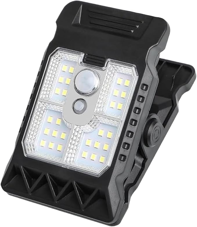 Solar Fence Lamp - Compact LED Outdoor Light with Motion Detection for Pathways | Weatherproof Fixture with Adjustable Modes & Energy Saving Design for Terrace Driveway Courtyard Garage Cabin