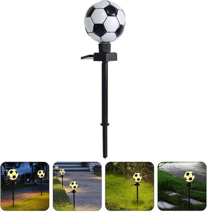 Decorative Solar Garden Stake Light Soccer-Shaped Lawn Decor Led Outdoor Landscape Lighting Energy-Saving Decorative