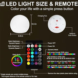 10 In LED Globe Light w/Remote, 16 RGB Colors 4 Modes & 8 Dimmable Brightness LED Ball Light Sphere Lamp | Lumora
