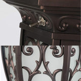Lights Outdoor IP65 Waterproof Rainproof Victoria Solar LED Post Pillar Column Light European Antique Community | Lumora