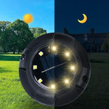 4 Packs Solar Lights Outdoor Garden Ground Lights IP44 Waterproof Solar Powered Pathway Deck Light for Lawn Walkway | Lumora