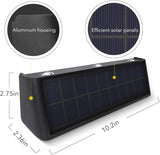 Solar Lights Outdoor Waterproof Dusk to Dawn Aluminum Sconce Sunset Up and Down for Wall, Yard, Garden, Fence | Lumora