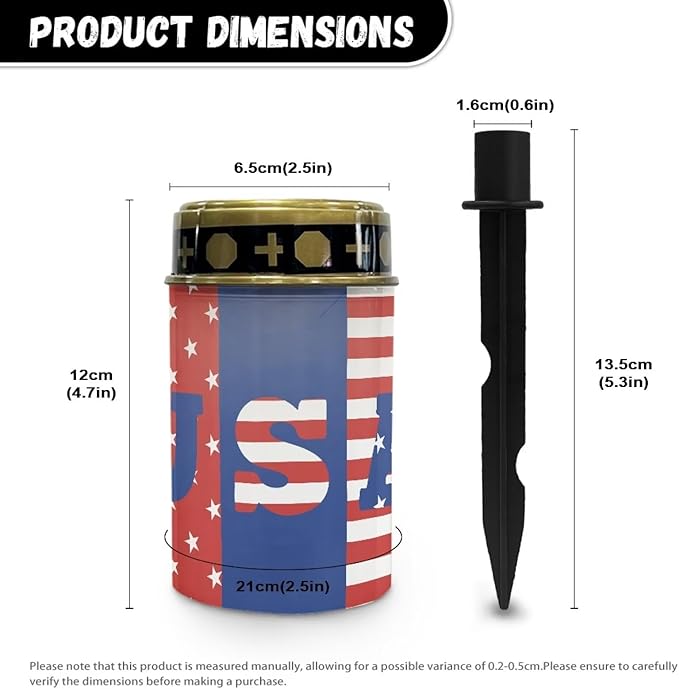 Solar Pathway Lights Outdoor,American Flag Solar Lights Outdoor, Waterproof Solar Garden Lights Solar Powered | Lumora