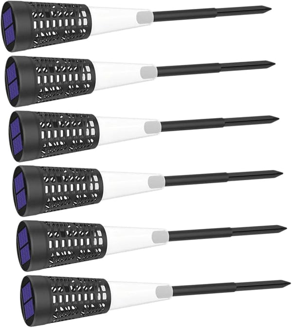 UPKOCH 6pcs Solar Pathway Stake Lights Outdoor Garden Lamp Warm Lighting for Driveway Lawn and Patio Decor | Lumora