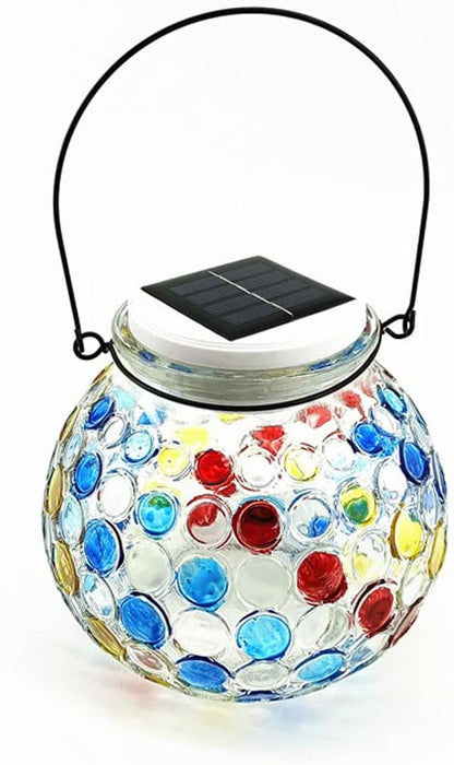 Garden Solar Lights Multi-Color Changing LED Flower Stake Light Decorative Landscape Lawn Yard Outdoor Lights Lamp Body Diameter 15mm/6inch Height 14cm/5.5inch