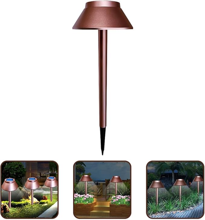 HANABASS Solar Garden Stake Light Outdoor Solar Powered Lawn Pathway Lighting Waterproof for Yard Patio Landscape Decor