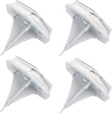 Solar Ground Light, 4 Pack 3000K Warm White, IP65 Waterproof Step Lighting - Solar Powered Efficiency, High | Lumora