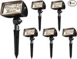 Low Voltage Spotlights 6PK Landscape Lighting Wall Wash Lights 2700K Warm White 18W 600 Lumens Outdoor Lights | Lumora