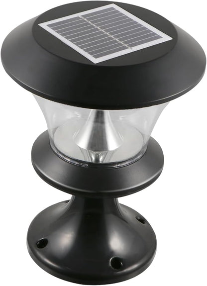 Veemoon LED Solar Garden Light Round Outdoor Lawn Landscape Lamp Weather Resistant for Patio Pathway Decor