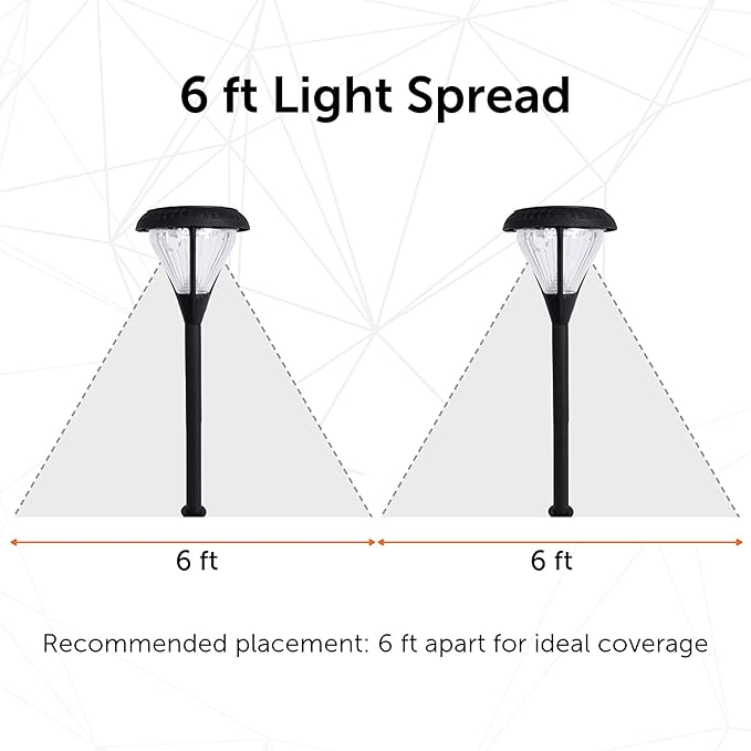 Gama Sonic Premier Outdoor Pathway Garden Landscape Light with 2 Color LEDs, Warm White and Bright White, Black, Heavy Duty Cast Aluminum, 50 Lumens, 4-Pack (239iP490080)