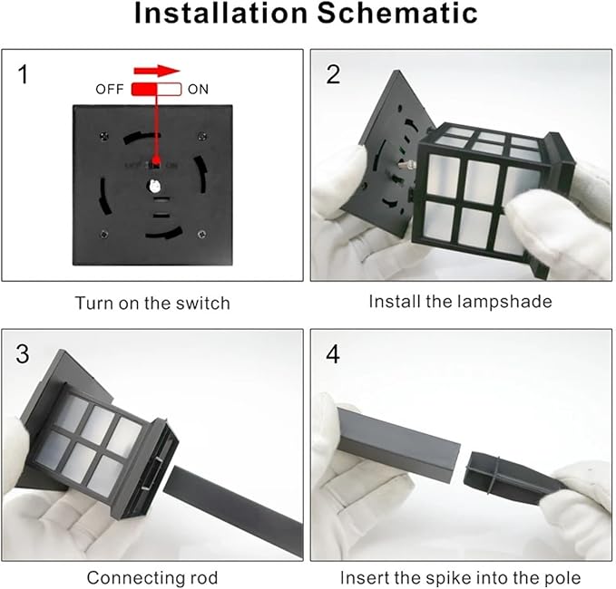 Solar Pathway Lights, 2/4/6/8Pcs Waterproof Outdoor Lawn Lamps, Decorative Landscape Lighting for Garden Yard & Walkways, Auto On/Off(RGB,8 pcs)