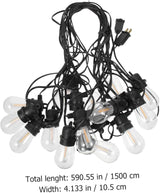 15m Led Camping String Lights Outdoor String Lamp LEDs Wear-Resistant Tent Light for Garden Patio and Festive | Lumora