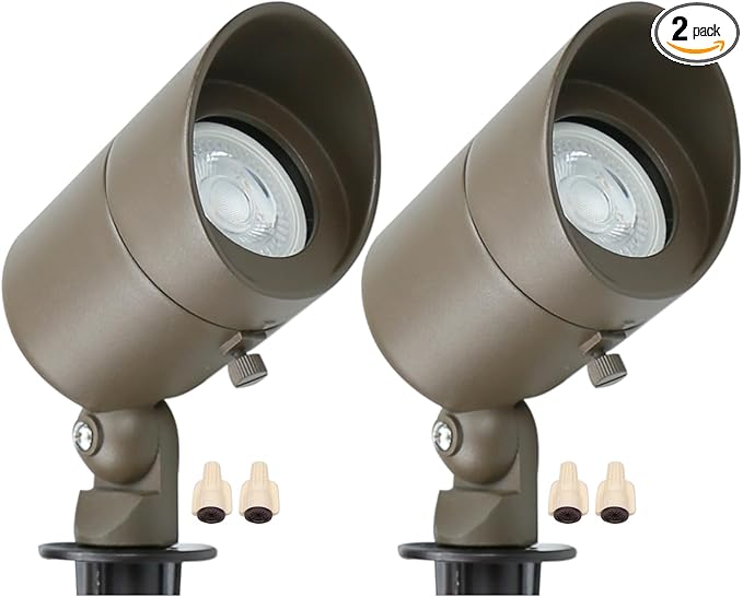 Lumina Lighting® 5W Landscape Lighting 12V Landscape Lights Low Voltage Landscape Spotlights Warm White Waterproof | Lumora