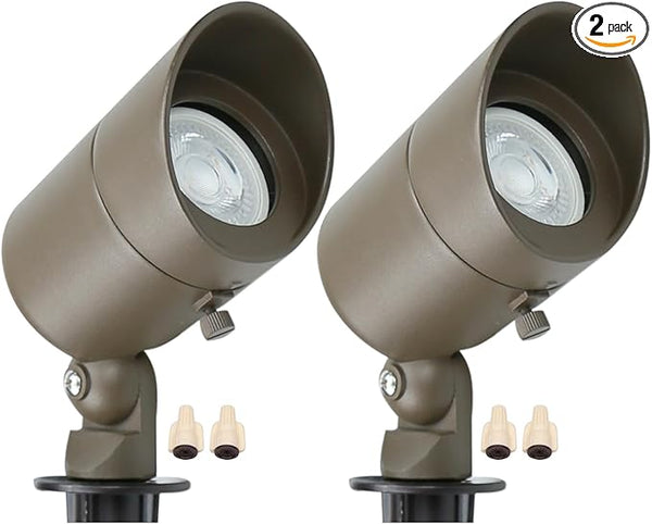 Lumina Lighting® 5W Landscape Lighting 12V Landscape Lights Low Voltage Landscape Spotlights Warm White Waterproof | Lumora