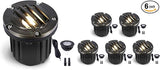 Gardenreet Landscape Well Lights Outdoor - Brass LED Weathproof In Ground Lighting, Low Voltage 12V Directional | Lumora