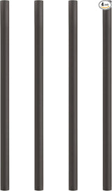 Solus 7-Foot Direct Burial Lamp Post – Outdoor Aluminum Light Pole – Fits Standard 3" Post Top Fixtures – Black | Lumora