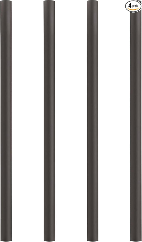 Solus 7-Foot Direct Burial Lamp Post – Outdoor Aluminum Light Pole – Fits Standard 3" Post Top Fixtures – Black | Lumora
